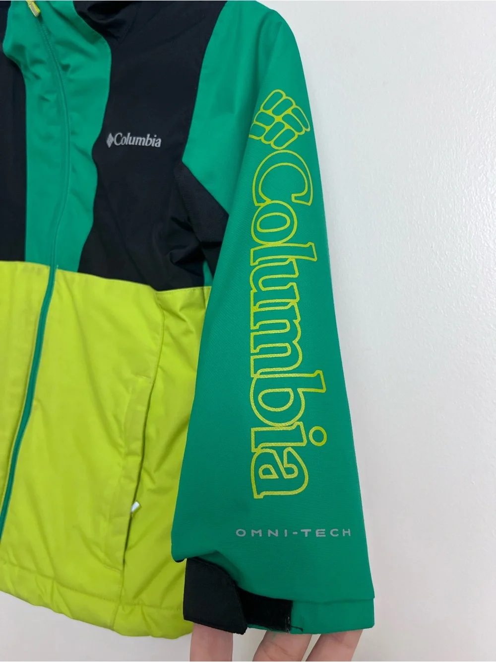 Columbia Omni-Tech Kids XXS 4/5 Colorblock Ski Snow Jacket